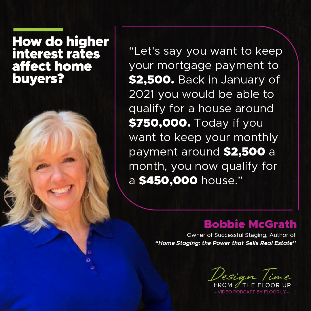 How do higher interest rates affect home buyers?