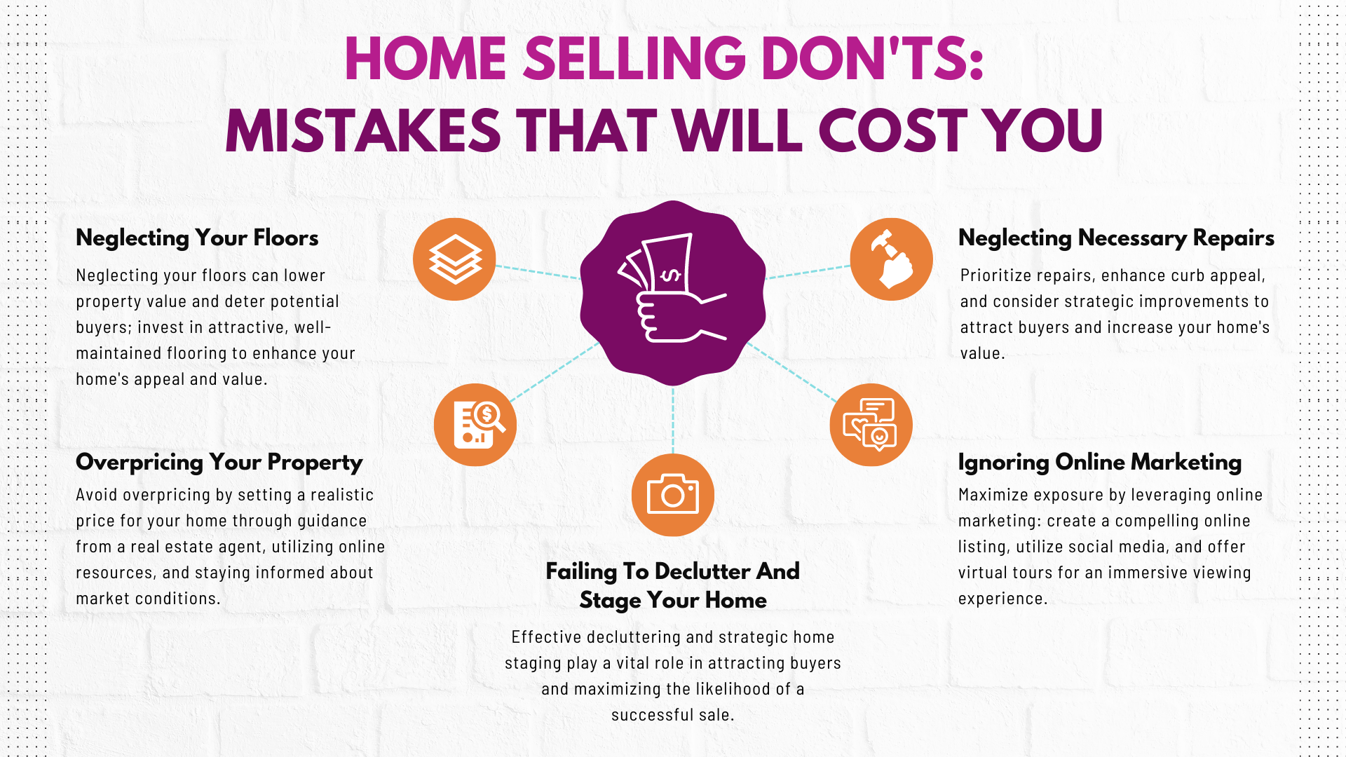 Home Selling Don'ts 5 Costly Mistakes To Avoid - Floorily