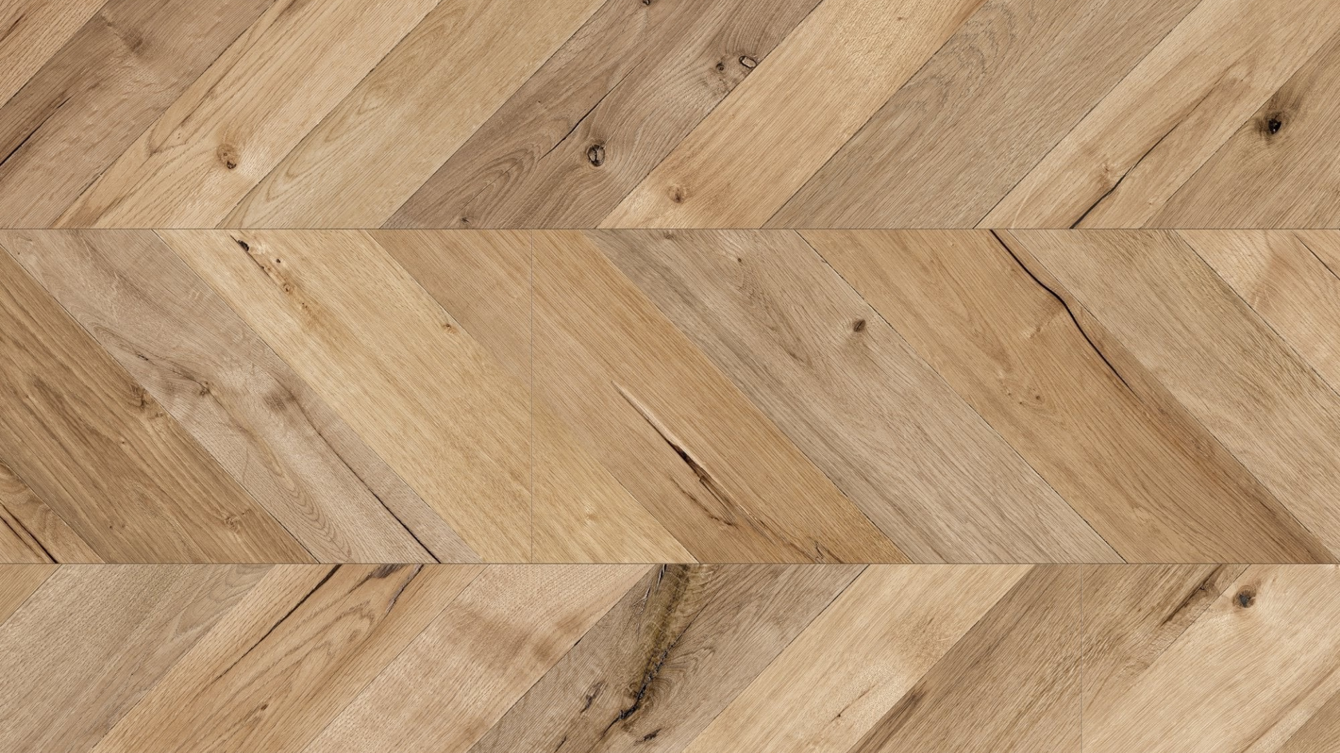 Chevron herringbone blonde white oak laminate flooring